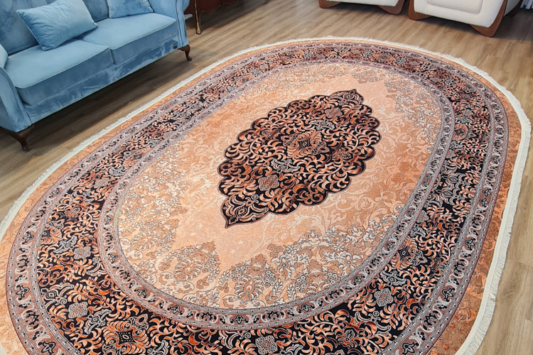 فرشینه بیضی ۶ متری کد b43