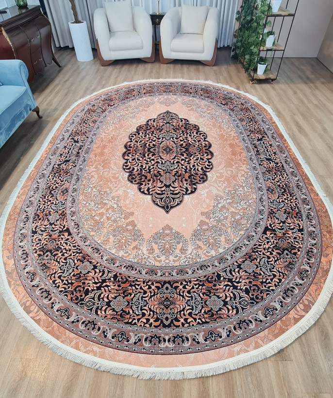 فرشینه بیضی ۶ متری کد b43