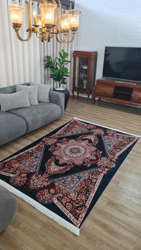 فرشینه طرح ابریشمی ۹ متری کد A115